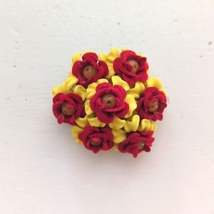 Luxulite Flower Brooch